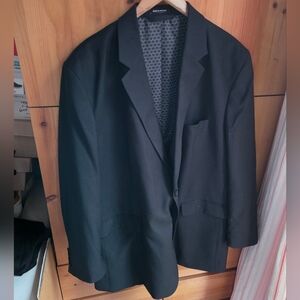 ScottEvest Men's Black Multi Pocketed Suit Jacket Size 48L